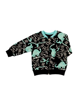 Czarna bluza boomerka dla chłopca w dinozaury ze sklepu 5.10.15 w kategorii Bluzy i swetry - zdjęcie 169728862