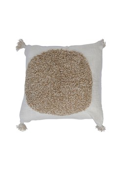 Poduszka ozdobna z frędzelkami 45x45 - beżowa ze sklepu 5.10.15 w kategorii Poduszki dekoracyjne - zdjęcie 169729020