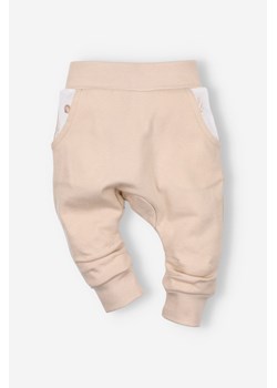 Spodnie niemowlęce z bawełny organicznej dla chłopca ze sklepu 5.10.15 w kategorii Spodnie i półśpiochy - zdjęcie 169729253