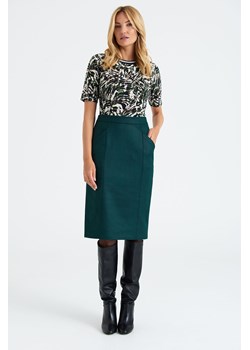 Zielona spódnica damska ołówkowa ze sklepu 5.10.15 w kategorii Spódnice - zdjęcie 169729642