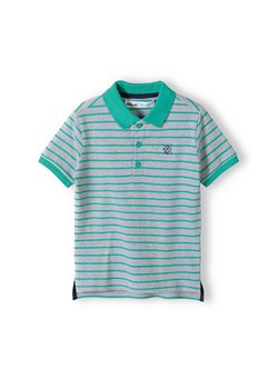 Bluzka polo dla chłopca z krótkim rękawem w paski ze sklepu 5.10.15 w kategorii T-shirty chłopięce - zdjęcie 169730094