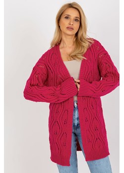 Fuksjowy
ażurowy kardigan z dodatkiem wełny ze sklepu 5.10.15 w kategorii Swetry damskie - zdjęcie 169730290