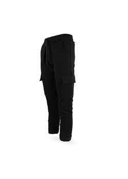 Dziewczęce spodnie dresowe bojówki czarne ze sklepu 5.10.15 w kategorii Spodnie dziewczęce - zdjęcie 169730292