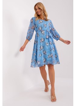 Sukienka krótka niebieska ze sklepu 5.10.15 w kategorii Sukienki - zdjęcie 169730311