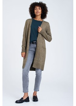 Kardigan damski khaki ze sklepu 5.10.15 w kategorii Swetry damskie - zdjęcie 169730472