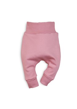 Spodnie niemowlęce z bawełny organicznej dla dziewczynki różowe 6M43A8 ze sklepu 5.10.15 w kategorii Spodnie i półśpiochy - zdjęcie 169730510