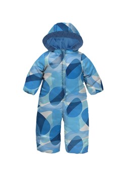 Kombinezon niemowlęcy w geometryczne wzory zimowy Winter 2023 niebieski ze sklepu 5.10.15 w kategorii Kombinezony i kurtki - zdjęcie 169731091
