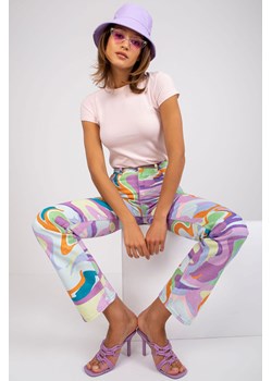 Jasnoróżowy bawełniany t-shirt basic Peachy ze sklepu 5.10.15 w kategorii Bluzki damskie - zdjęcie 169731184