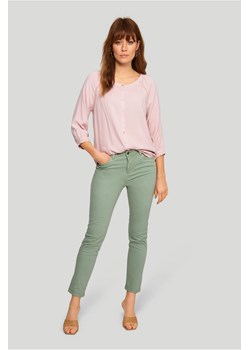 Spodnie damskie oliwkowe typu slim ze sklepu 5.10.15 w kategorii Spodnie damskie - zdjęcie 169731252
