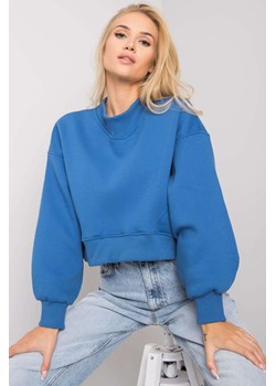 Niebieska bluza damska basic ze sklepu 5.10.15 w kategorii Bluzy damskie - zdjęcie 169731554