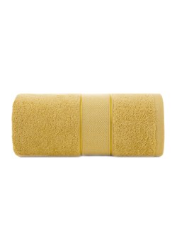 Ręcznik kąpielowy LIANA z bawełny 50x90 cm musztardowy ze sklepu 5.10.15 w kategorii Ręczniki - zdjęcie 169731623