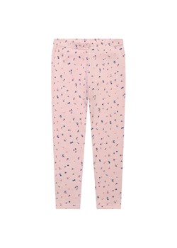 Różowe legginsy dla dziewczynki w kwiatki ze sklepu 5.10.15 w kategorii Legginsy niemowlęce - zdjęcie 169731981
