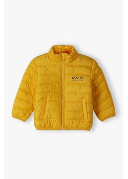 Wiosenna kurtka przejściowa chłopięca ze stójką - żółta ze sklepu 5.10.15 w kategorii Kurtki chłopięce - zdjęcie 169732063