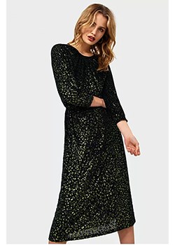 Sukienka damska z rękawem 3/4 - czarna ze sklepu 5.10.15 w kategorii Sukienki - zdjęcie 169732223