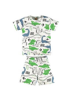 Dwuczęściowa  bawełniana piżama chłopięca w dinozaury ze sklepu 5.10.15 w kategorii Piżamy dziecięce - zdjęcie 169732230