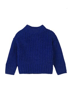 Niemowlęcy sweter nierozpinany z półgolfem - niebieski ze sklepu 5.10.15 w kategorii Bluzy i swetry - zdjęcie 169732360