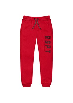 Czerwone spodnie dresowe dla niemowlaka ze sklepu 5.10.15 w kategorii Spodnie i półśpiochy - zdjęcie 169732413
