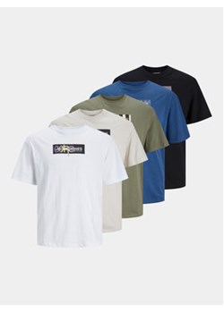Jack&Jones Komplet 5 t-shirtów Aop Print 12260781 Kolorowy Relaxed Fit ze sklepu MODIVO w kategorii T-shirty męskie - zdjęcie 169733691