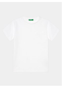 United Colors Of Benetton T-Shirt 3D56C10HX Biały Regular Fit ze sklepu MODIVO w kategorii T-shirty chłopięce - zdjęcie 169733861