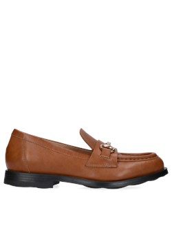 Brązowe loafersy Erina ze sklepu Konopka Shoes w kategorii Mokasyny damskie - zdjęcie 169734390