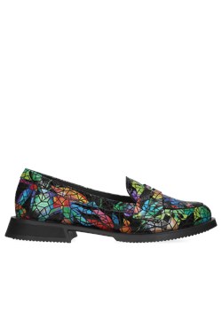 Damskie, kolorowe loafersy ze skóry naturalnej, Conhpol Relax, RE2755-02 ze sklepu Konopka Shoes w kategorii Mokasyny damskie - zdjęcie 169734602