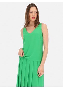 Zielony top dwuwarstwowy o luźnym kroju L'AF Taliana ze sklepu Eye For Fashion w kategorii Bluzki damskie - zdjęcie 169734973