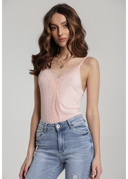 Różowy Top Marinella ze sklepu Renee odzież w kategorii Bluzki damskie - zdjęcie 169736531