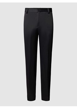 Spodnie z zakładkami w pasie o kroju regular fit z dodatkiem wiskozy model ‘Teagen’ ze sklepu Peek&Cloppenburg  w kategorii Spodnie męskie - zdjęcie 169737394