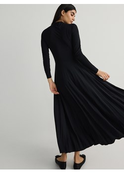Reserved - Sukienka midi - czarny ze sklepu Reserved w kategorii Sukienki - zdjęcie 169741231