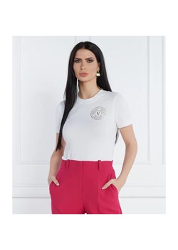Versace Jeans Couture T-shirt | Regular Fit | stretch ze sklepu Gomez Fashion Store w kategorii Bluzki damskie - zdjęcie 169744213