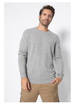 Perfect Cashmere Kaszmirowy sweter "Blake" w kolorze jasnoszarym ze sklepu Limango Polska w kategorii Swetry męskie - zdjęcie 169747352
