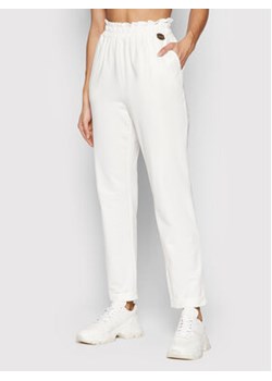 Liu Jo Spodnie dresowe 5A2026 F0090 Biały Regular Fit ze sklepu MODIVO w kategorii Spodnie damskie - zdjęcie 169747901