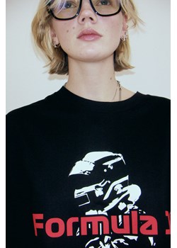 H & M - T-shirt oversize z nadrukiem - Czarny ze sklepu H&M w kategorii Bluzki damskie - zdjęcie 169748453