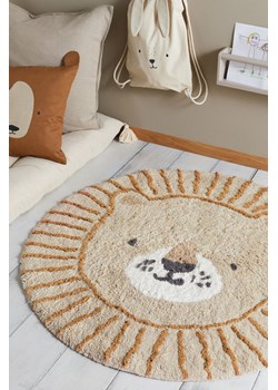 H & M - Okrągły dywanik z bawełny - Beżowy ze sklepu H&M w kategorii Tekstylia dziecięce - zdjęcie 169748554