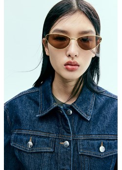 H & M - Okulary przeciwsłoneczne typu „kocie oczy" - Złoty ze sklepu H&M w kategorii Okulary przeciwsłoneczne damskie - zdjęcie 169748581