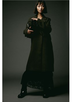 H & M - Dwurzędowy płaszcz - Zielony ze sklepu H&M w kategorii Płaszcze damskie - zdjęcie 169748863