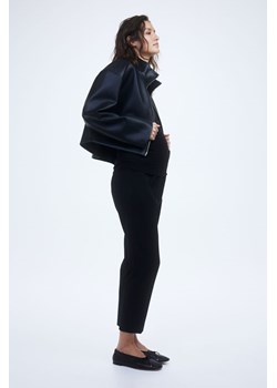 H & M - MAMA Spodnie cygaretki do kostki - Czarny ze sklepu H&M w kategorii Spodnie ciążowe - zdjęcie 169748983