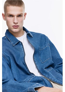 H & M - Dżinsowa koszula wierzchnia Regular Fit - Niebieski ze sklepu H&M w kategorii Kurtki męskie - zdjęcie 169749010