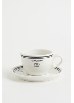 H & M - Filiżanka do cappuccino i spodek - Czarny ze sklepu H&M w kategorii Filiżanki - zdjęcie 169749062