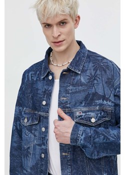 Tommy Jeans kurtka jeansowa męska kolor granatowy przejściowa ze sklepu ANSWEAR.com w kategorii Kurtki męskie - zdjęcie 169750244
