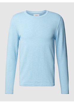 Bluzka z długim rękawem i detalem z logo ze sklepu Peek&Cloppenburg  w kategorii Swetry męskie - zdjęcie 169750934