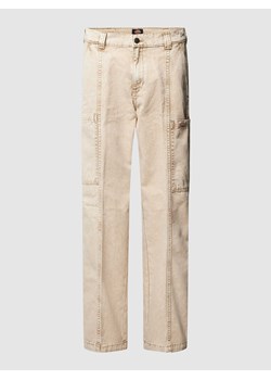 Spodnie cargo o kroju regular fit z naszywką z logo model ‘NEWINGTON’ ze sklepu Peek&Cloppenburg  w kategorii Spodnie damskie - zdjęcie 169751001