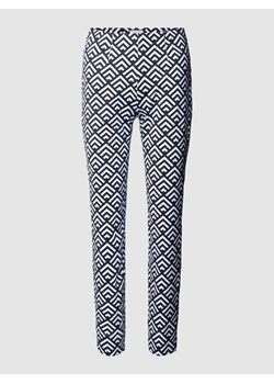 Spodnie ze wzorem na całej powierzchni model ‘KIMBERLY’ ze sklepu Peek&Cloppenburg  w kategorii Spodnie damskie - zdjęcie 169751152