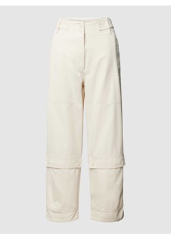 Spodnie materiałowe o kroju regular fit z kieszeniami na nogawkach model ‘GILBERT’ ze sklepu Peek&Cloppenburg  w kategorii Spodnie damskie - zdjęcie 169751191