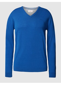 Sweter z dzianiny z efektem melanżu ze sklepu Peek&Cloppenburg  w kategorii Swetry męskie - zdjęcie 169751381