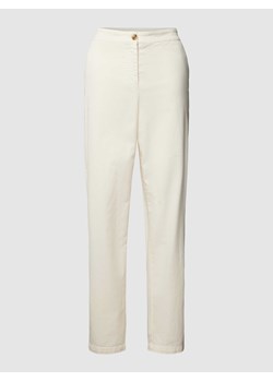Spodnie materiałowe o kroju regular fit w jednolitym kolorze model ‘Tolinda’ ze sklepu Peek&Cloppenburg  w kategorii Spodnie damskie - zdjęcie 169751384