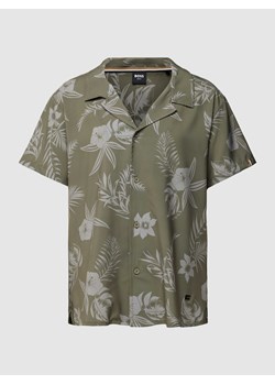 Koszula casualowa o kroju regular fit z kwiatowym nadrukiem model ‘Beach’ ze sklepu Peek&Cloppenburg  w kategorii Koszule męskie - zdjęcie 169751443
