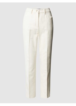 Spodnie materiałowe o kroju super slim fit w kant model ‘Lorella Kick’ ze sklepu Peek&Cloppenburg  w kategorii Spodnie damskie - zdjęcie 169752012