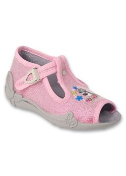 Befado obuwie dziecięce 213P142 różowe ze sklepu ButyModne.pl w kategorii Kapcie dziecięce - zdjęcie 169753591