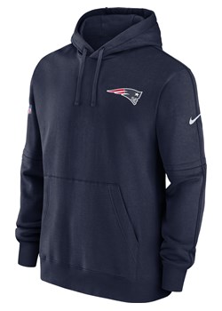 Męska bluza z kapturem Nike NFL New England Patriots Sideline Club - Niebieski ze sklepu Nike poland w kategorii Bluzy męskie - zdjęcie 169754454